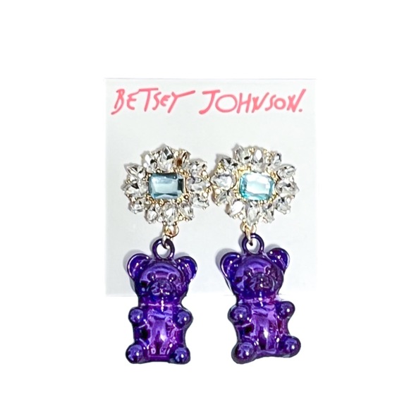 Betsey Johnson Gummy Bear Earrings - Picture 3 of 4